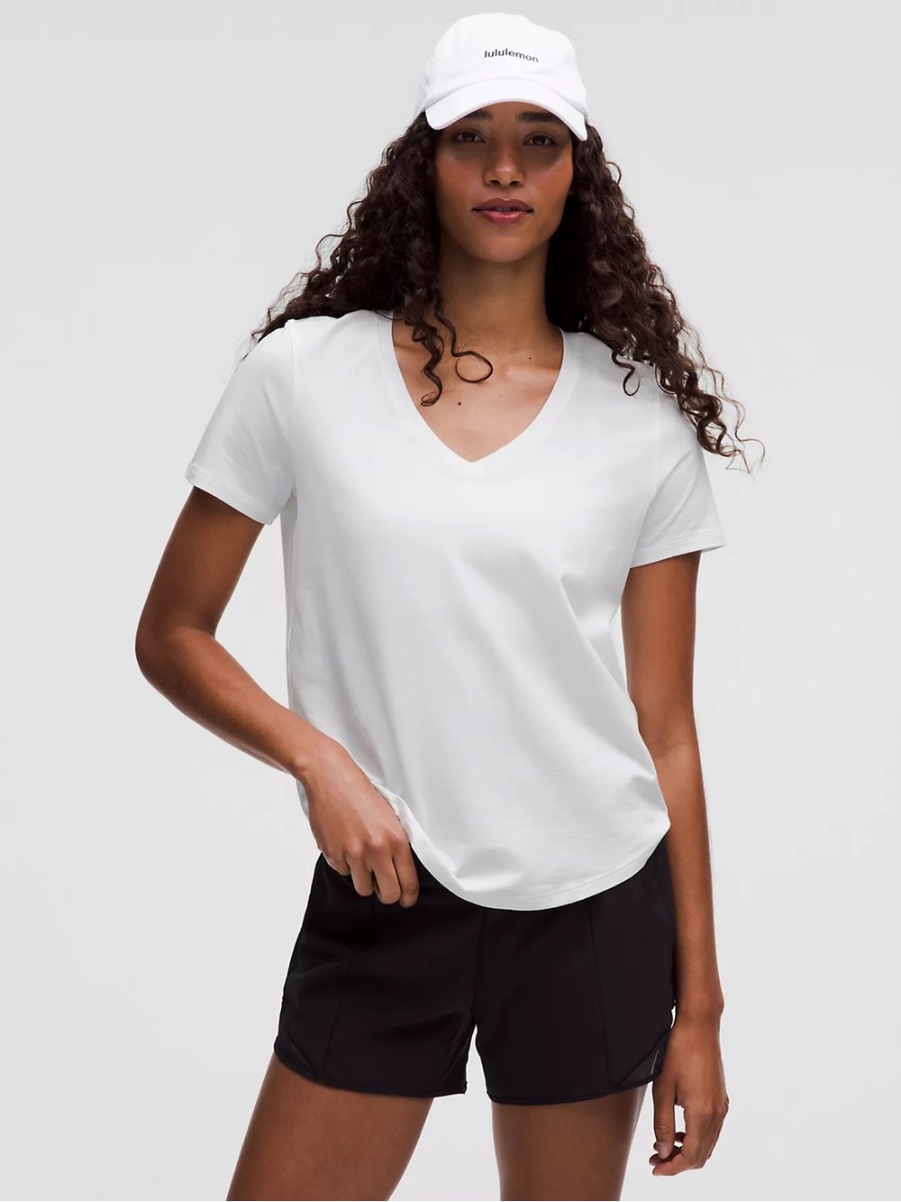 Lululemon Love V-Neck T-Shirt in White
